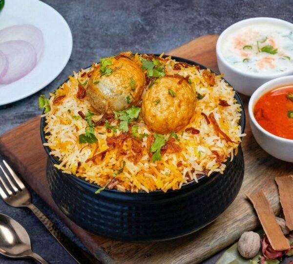 Egg Hyderabadi Biryani