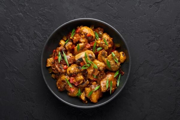 Mushroom Manchurian Dry