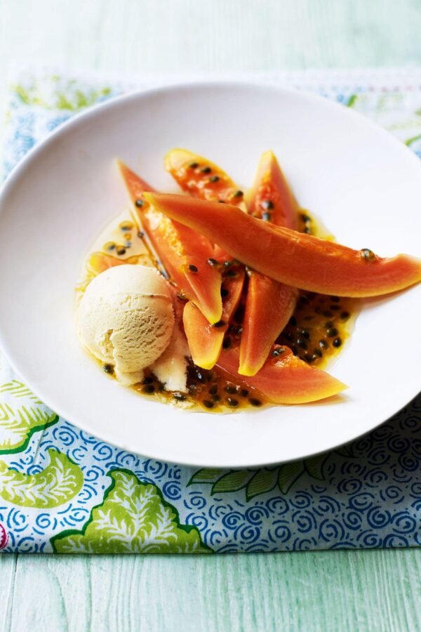 Pappaya (With Ice Cream)