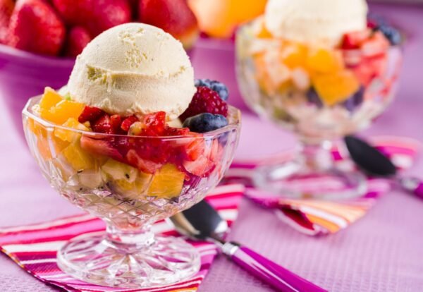 Fruit Salad with Icecream